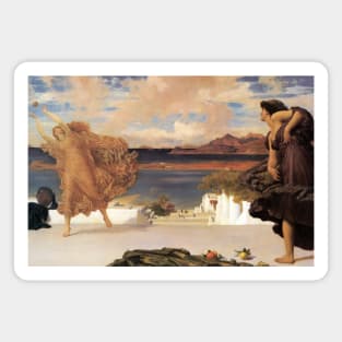 Greek Girls Playing Ball by Frederic Leighton Magnet